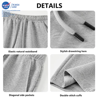 NASA กางเกงขาสั้นชายหญิง สไตล์ลำลอง summer SNOOPY พิมพ์ลาย Shorts ผ้านุ่ม หลวมและระบายอากาศ ทรงสวย ใส่สบาย