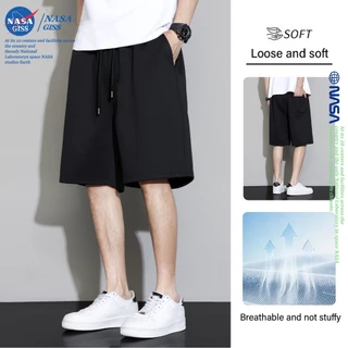 NASA กางเกงขาสั้นชายหญิง สไตล์ลำลอง summer Shorts ผ้านุ่ม หลวมและระบายอากาศ ทรงสวย ใส่สบาย