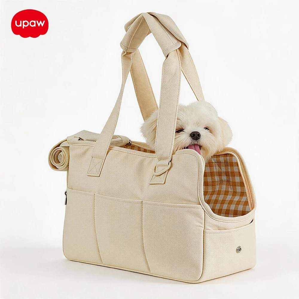 Upaw กระเป๋าแมว กระเป๋าเป้สะพายหลังสัตว์เลี้ยง ขนาดใหญ่ ระบายอากาศ แบบพกพา เหมาะสําหรับสัตว์เลี้ยง สุนัข แมว