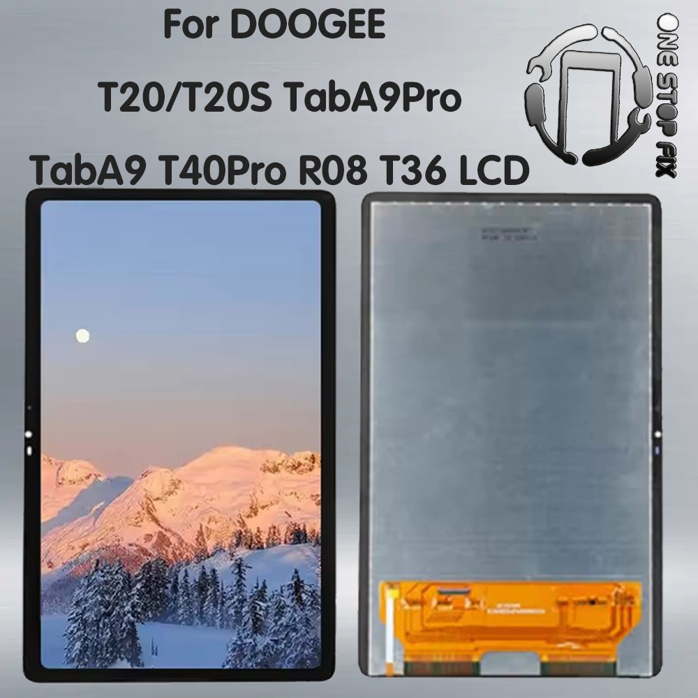 สําหรับ DOOGEE T20/T20S TabA9Pro/TabA9 T40Pro R08 T36 จอแสดงผล LCD