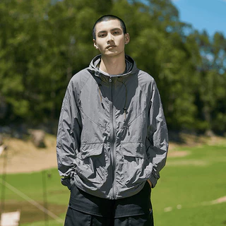 URBANME UPF50+ เสื้อแจ็คเก็ตป้องกันแสงแดดอินเทรนด์ – เสื้อฮู้ด UV ระบายอากาศได้, เสื้อแจ็คเก็ตสไตล์ Outdoor & Street น้ําหนักเบา