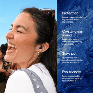 Loop Experience 2 Ear Plugs – ที่อุดหูสำหรับคอนเสิร์ต ดีไซน์ทันสมัย ​​ได้รับการรับรองเรื่องการป้องกันการได้ยิน สำหรับคอนเสิร์ตและเทศกาล งานแสดงสด นักดนตรี กีฬา ดีเจ และสถานบันเทิงยามค่ำคืน – ที่อุดหูลดเสียงรบกวน 17dB (ความเที่ยงตรงสูง)