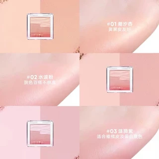 Judydoll Satin Gloss พาเลทบลัชออนสองสี Expansion Shrink Color Blush Cream