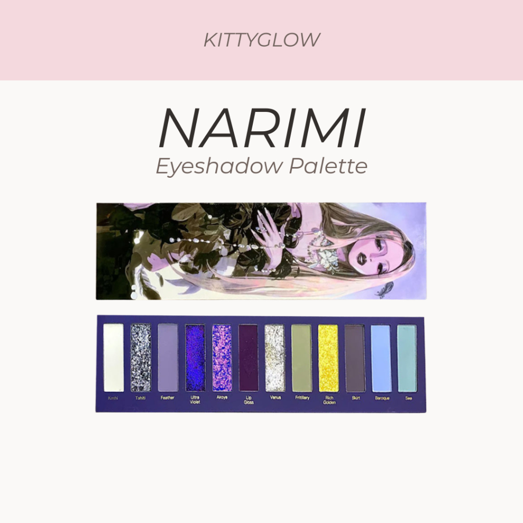 NARIMI อายแชโดว์พาเลท ✨ แมทแอนด์ชิมเมอร์ • เกลี่ยง่าย