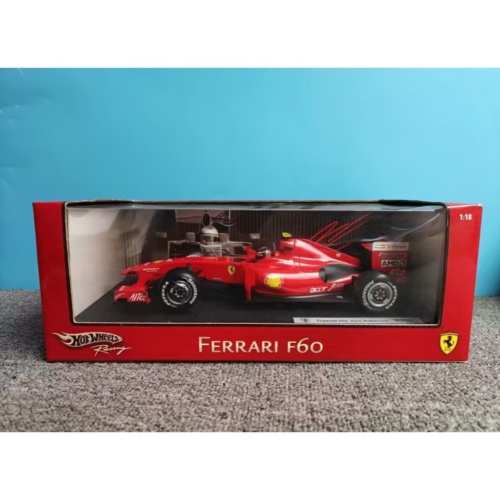 โมเดลรถ Ferrari Ferrari F1 F60 Limited Edition, F60 Ferrari, ล้อร้อนล้อร้อน Ferrari, โมเดลรถโลหะผสม 