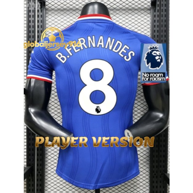 [Player Version]2026/27 manlian away Football Shirts Men Kits Football Kits 8#B.เฟอร์นันเดส
