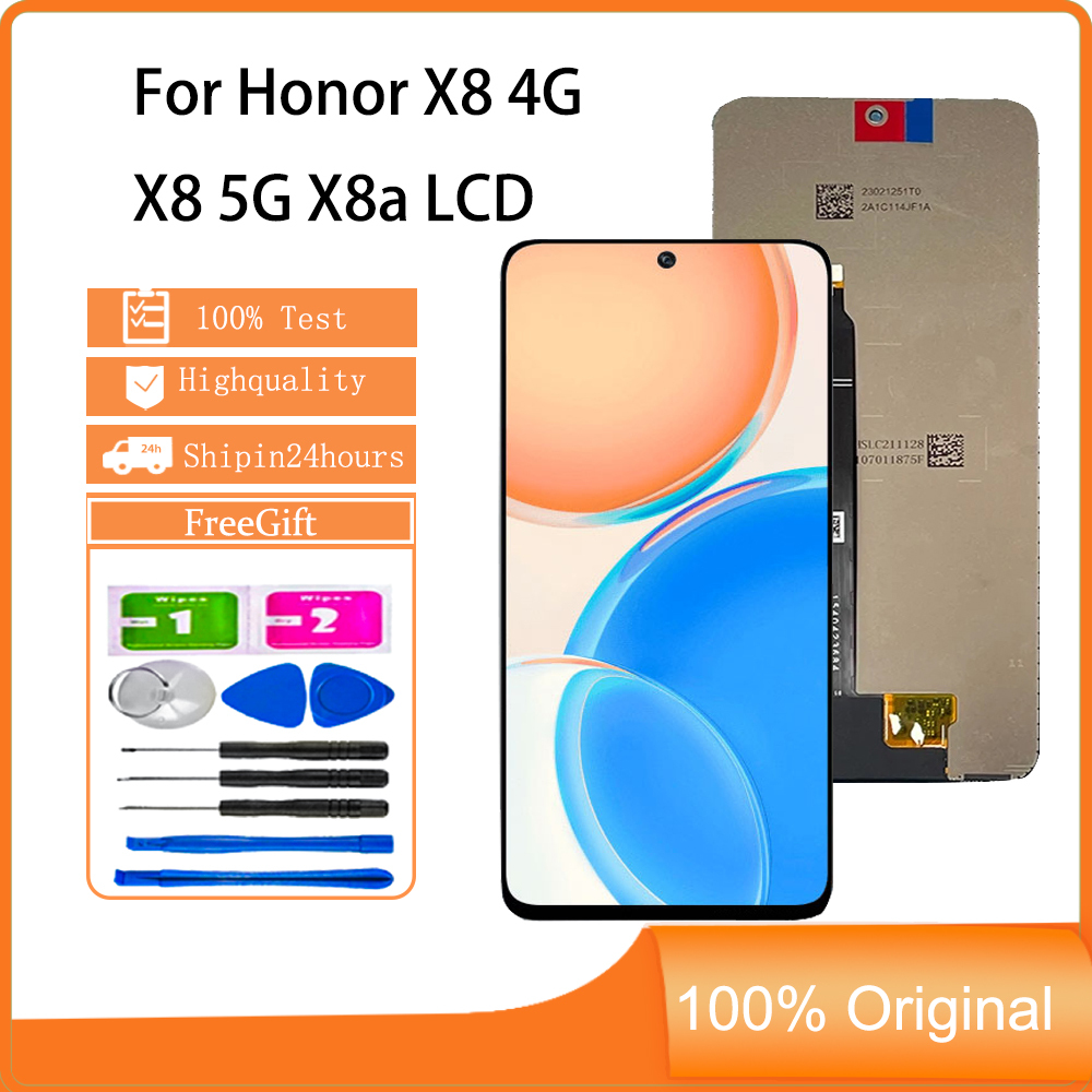 Smhdmy สําหรับ Honor X8 4G 2022 X8a X8 5G จอแสดงผล LCD หน้าจอสัมผัสเปลี่ยน