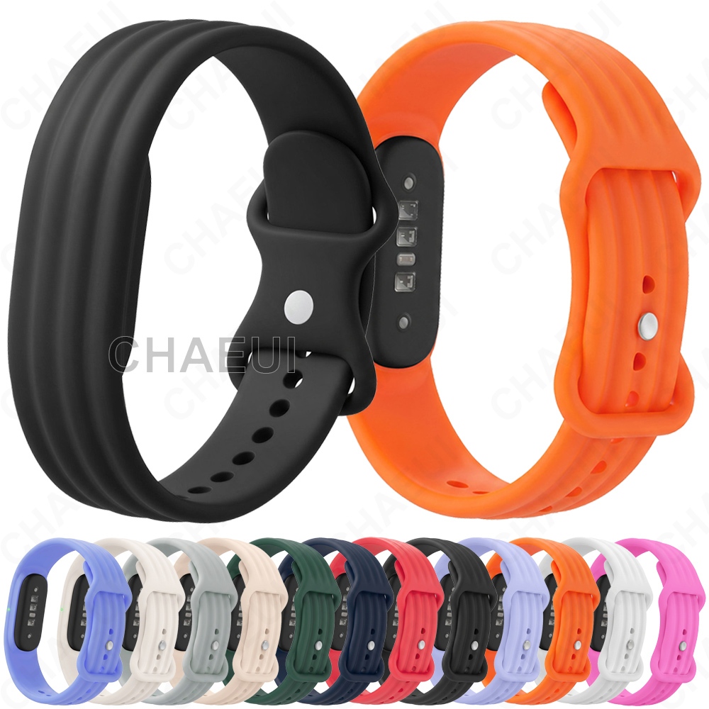 สายรัดข้อมือสร้อยข้อมือสายรัดซิลิโคนสําหรับ Google Fitbit Air