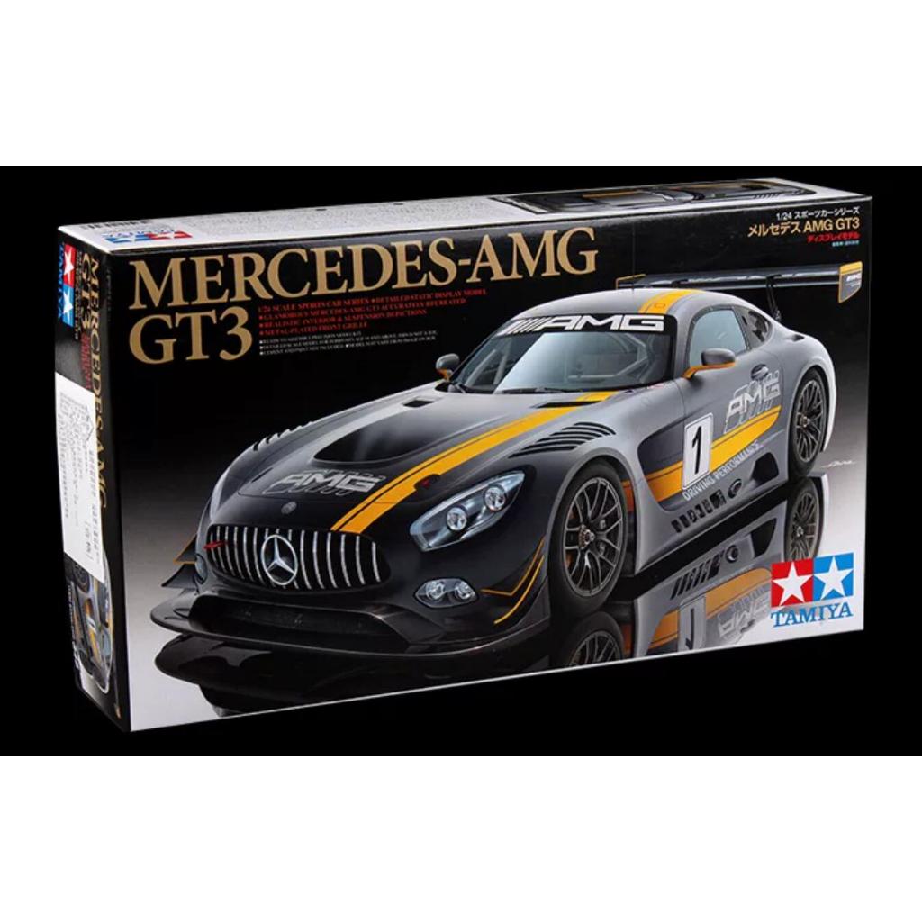Tamiya 24345 Mercedes-AMG GT3 1/24 ชุดขนาด Tamiya 1/24 ประกอบรถรุ่น Mercedes-AMG GT3 24345