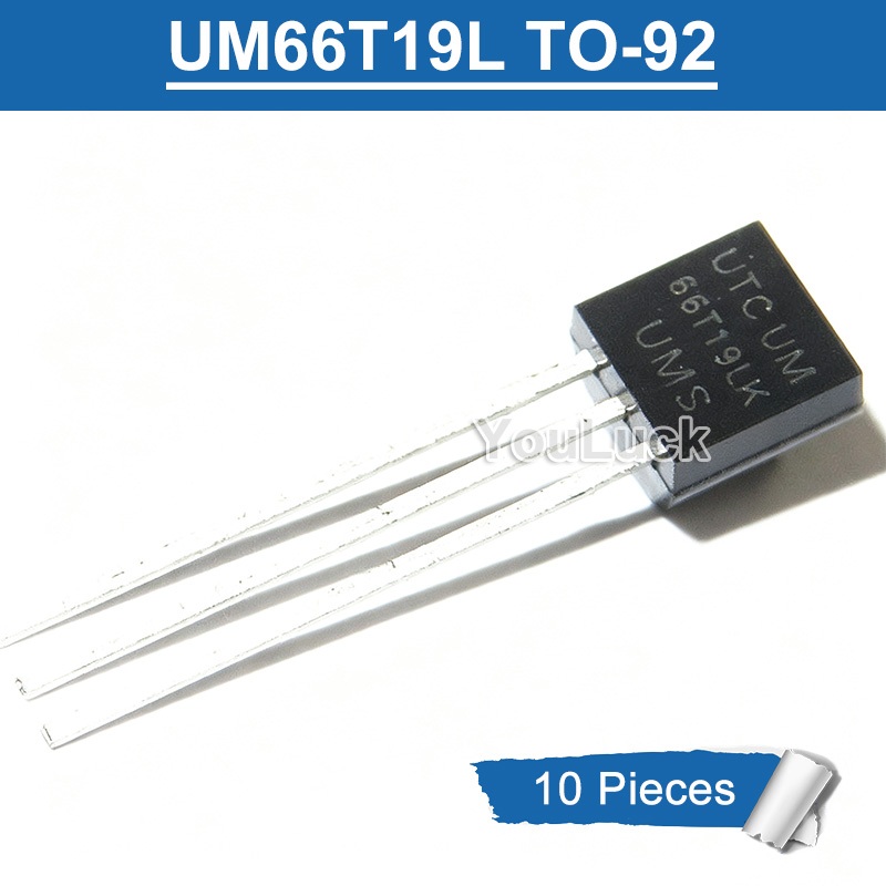 10 ชิ้น UM66T19LK UM66T-19L 66T19LK TO-92 Simple Melody ชิปเสียง IC ใหม่