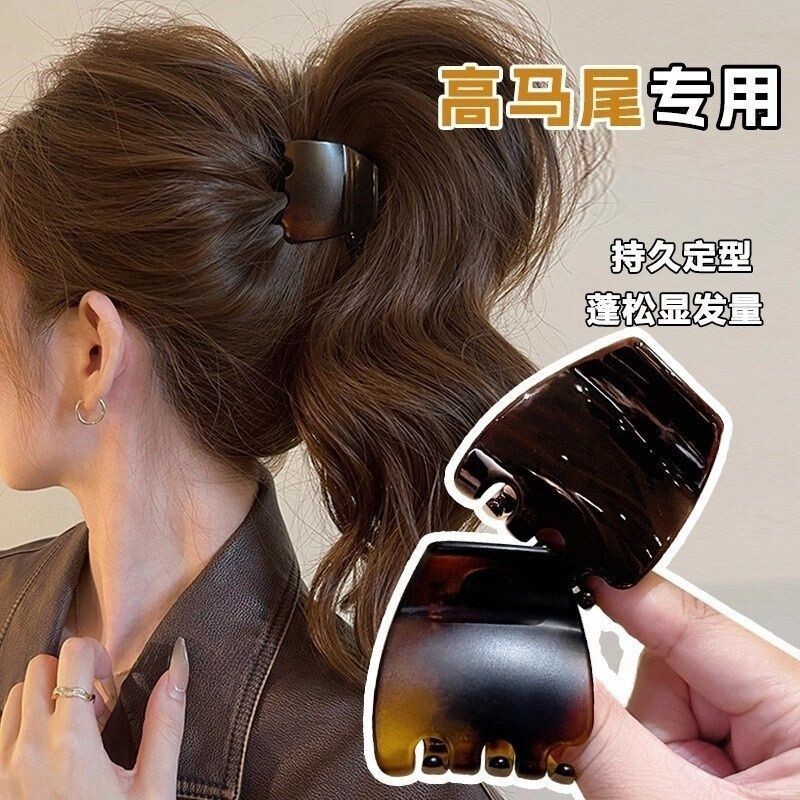 หางม้าสูง Fixing Handy เครื่องมือคลิปผมหญิง High-End รู้สึก 2026 สไตล์ใหม่ Shark คลิปอุปกรณ์เสริมผม