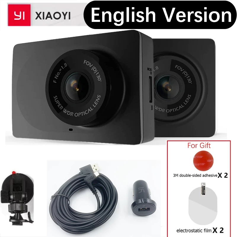 Yi Smart DashCam สําหรับรถยนต์ ADAS 2.7 หน้าจอ Full HD 1080P Dash Cam พร้อม Night Vision ADAS อัพเกรดเวอร์ชันสากล thumbnail 3
