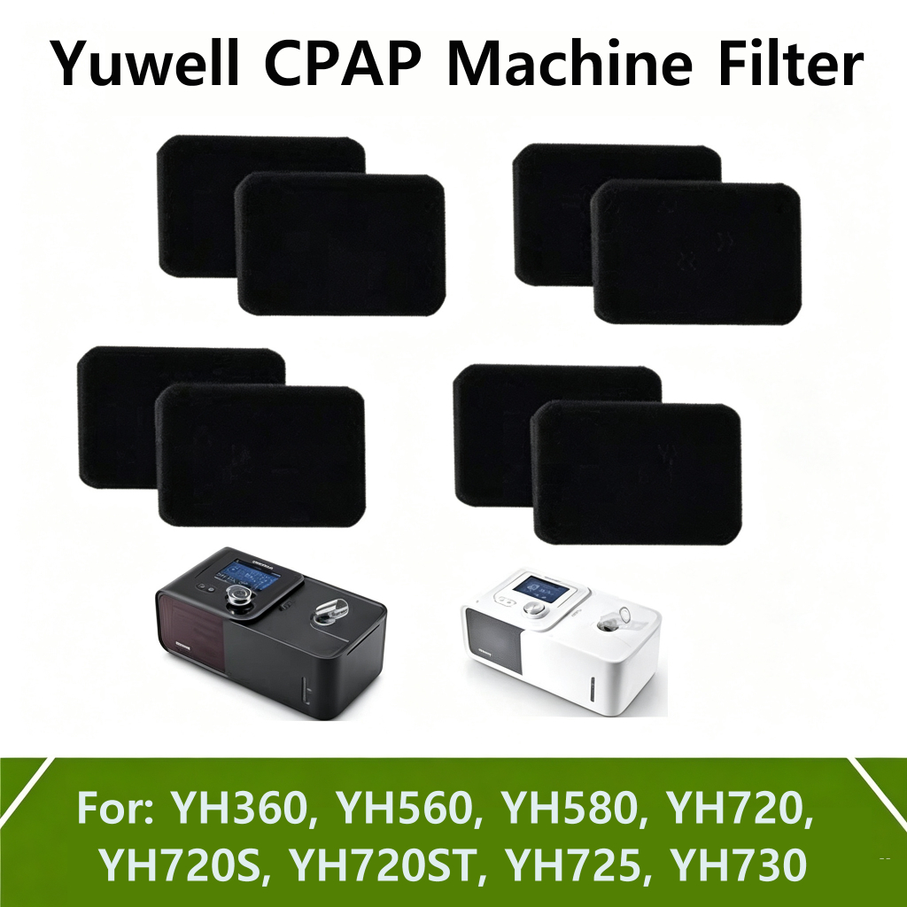 10 ชิ้นตัวกรอง CPAP YH-360, YH-560, YH-580, YH-720, YH-720S, YH-720ST, YH-725, YH-730 ตัวกรองผ้าฝ้าย