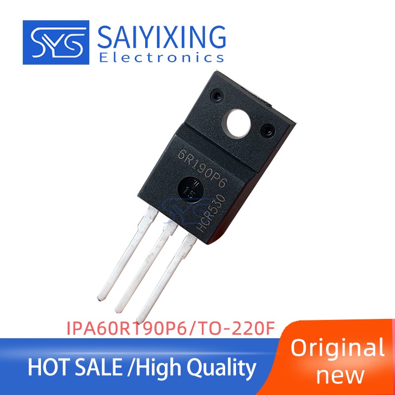 2PCS 6R190P6 TO-220F Original IPA60R190P6 MOSFET 650V 57A ทรานซิสเตอร์