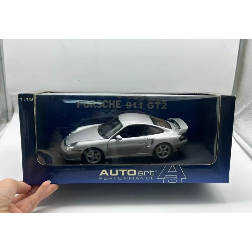 Autoart autoart 1: 18 Porsche 996 911 GT2 Silver Brand New Only Photographed