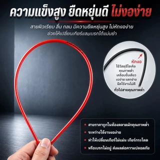 ชุดปลอกสายเบรก/สายเกียร์จักรยาน TRLREQ ยาว 2 เมตร สายเบรก เกียร์ MTB เสือหมอบ จักรยานพับ พร้อมอุปกรณ์ SQ051