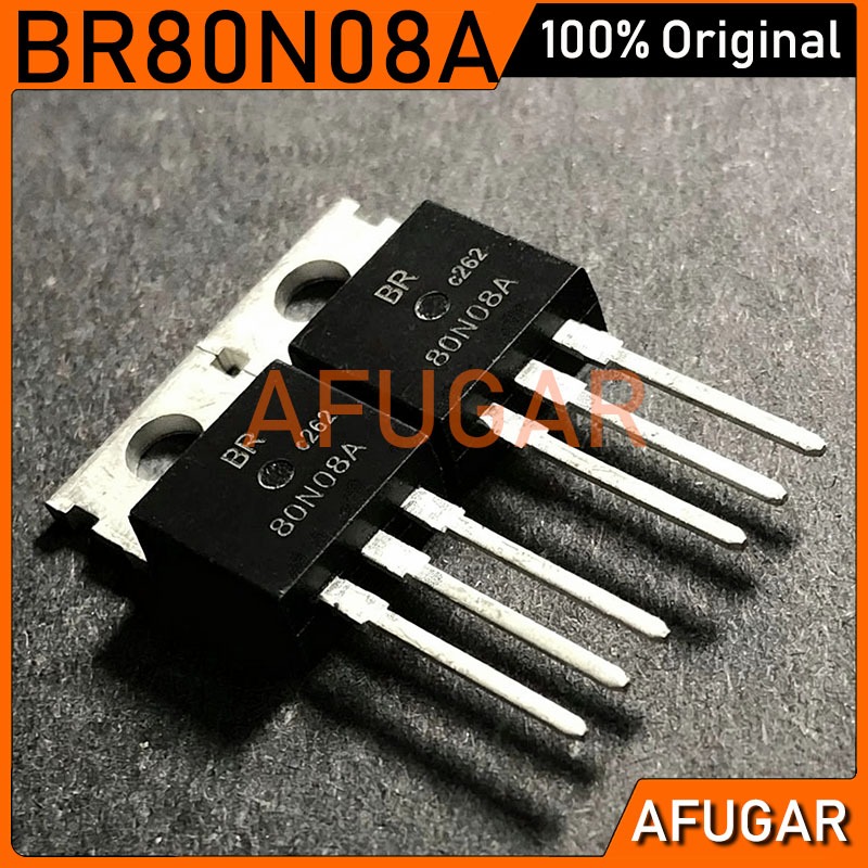 10 ชิ้น Original BR80N08A 80A/80V TO-220 80N08A MOS Field Effect ทรานซิสเตอร์ใหม่