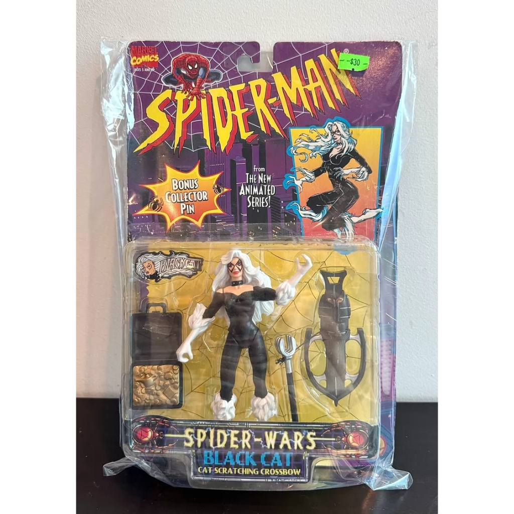 Toybiz Marvel Legends 94 Spider-Man Animated Series Black Cat Action Figure