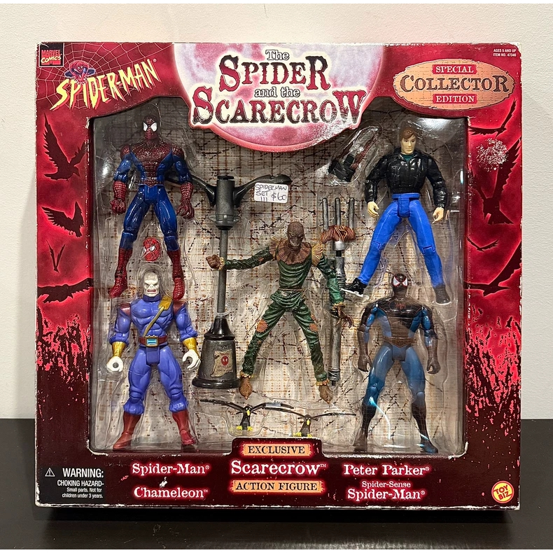 Toybiz Spider-Man หุ่นไล่กา 5-Person ชุดแอ็คชั่นฟิกเกอร์