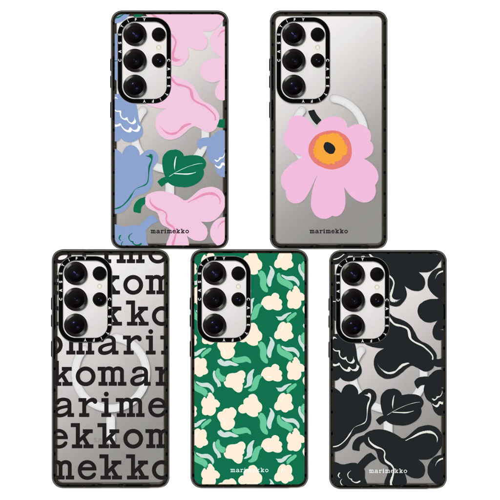 Marimekko CT Samsung อะคริลิคฝาครอบแม่เหล็กสําหรับ Samsung S26/S25/S24/S23/Ultra เคสป้องกัน