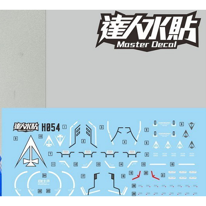 20260705 MASTER Water Slide Decal เข้ากันได้กับ H054 HG IBO Astaroth Rinascimento EXCLUDES MODEL