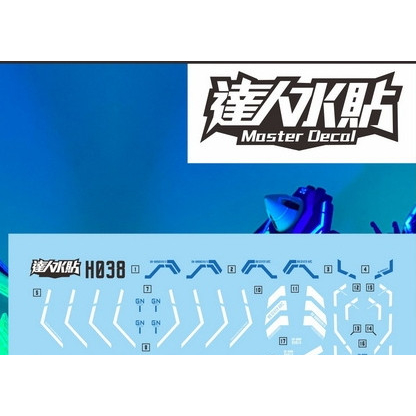20260705 DL Dalin / MASTER Water Slide Decal เข้ากันได้กับ H038 HGBM 1/144 00 Diver ARC EXCLUDES รุ่