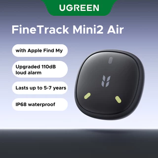 UGREEN Fine Track Mini 2 แท็กสมาร์ทสมาร์ท Locator Anti Lost Finder Locator IP68 สําหรับ iPhone 17 Pro Max 17 Pro 16 Pro Max 16 Pro
