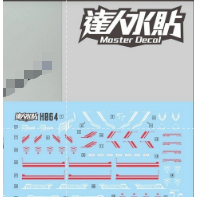 20260705 MASTER Water Slide Decal เข้ากันได้กับ H064 HG 1/144 Infinite Justice Type 2 รุ่น EXCLUDES