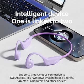 Polvcdg-X1 กีฬา Bone Conduction หูฟังบลูทูธ 5.4IPX6 Sweatproof วิ่ง/ฟิตเนส/โยคะ/ขี่จักรยานกีฬาสีหูฟังพร้อมไมโครโฟน