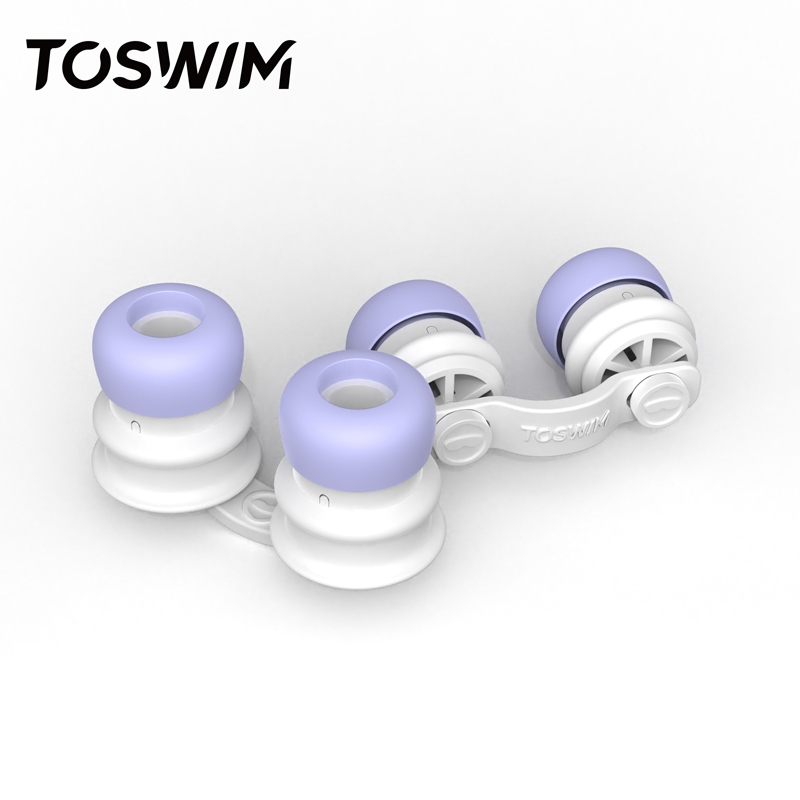 TOSWIM GillFuse ว่ายน้ําคัดจมูกว่ายน้ําเฉพาะผู้ใหญ่เด็ก Universal การเรียนรู้ว่ายน้ําไม่มีน้ํา Anti-Chking — صورة 5