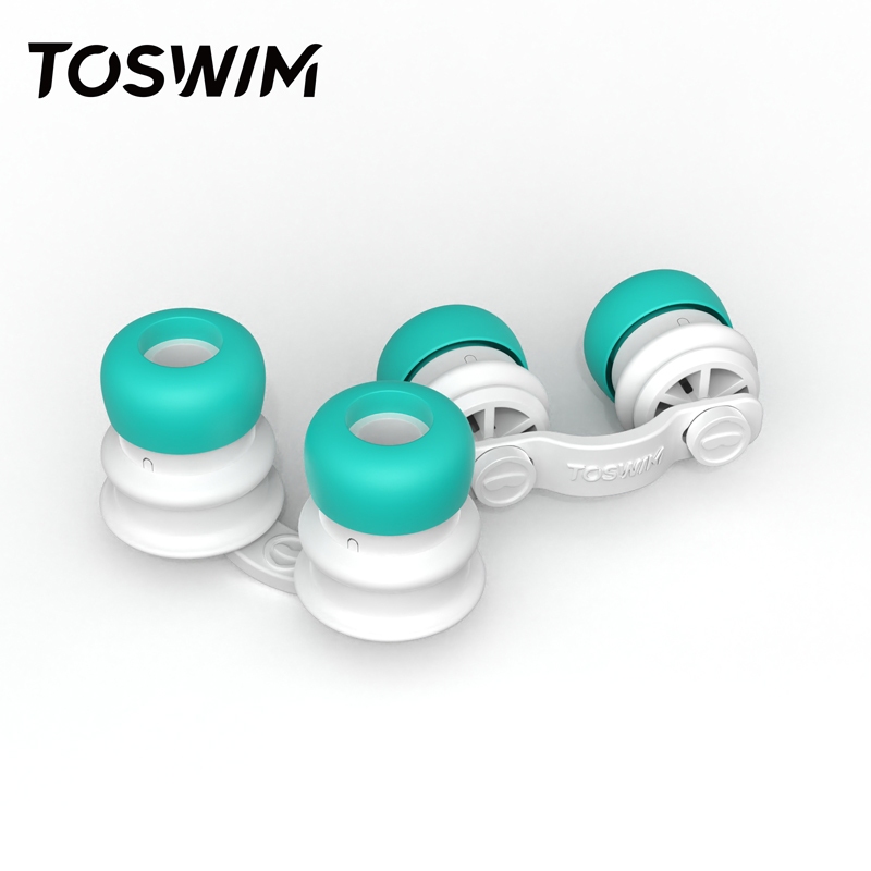 TOSWIM GillFuse ว่ายน้ําคัดจมูกว่ายน้ําเฉพาะผู้ใหญ่เด็ก Universal การเรียนรู้ว่ายน้ําไม่มีน้ํา Anti-Chking — صورة 6