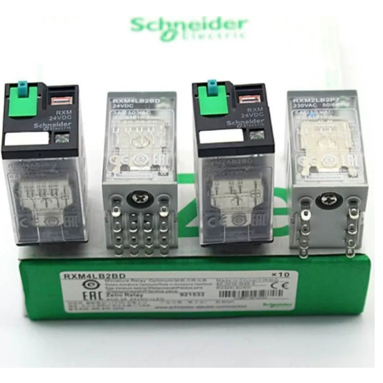 Schneider รีเลย์กลาง RXM2AB2BD RXM2AB2P7 RXM4AB2BD RXM4AB2P7