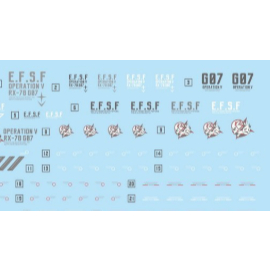 20260705 MASTER Water Slide Decal เข้ากันได้กับ H011 HG HGUC 1/144 7th () รุ่น EXCLUDES