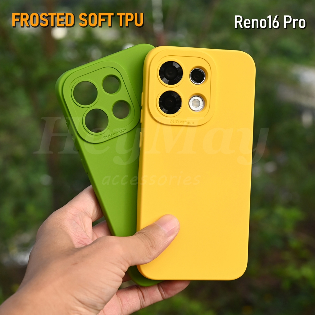สําหรับ OPPO Reno 16 Pro 5G ปลอกสแควร์ด้านข้างเคสโทรศัพท์ TPU นุ่ม