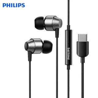 Philips TAE1120 ชุดหูฟังแบบมีสายสําหรับอินเทอร์เฟซ type-c โทรศัพท์มือถืออุปกรณ์แท็บเล็ตสําหรับเล่นเกมกีฬาชุดหูฟังกึ่งอินเอียร์