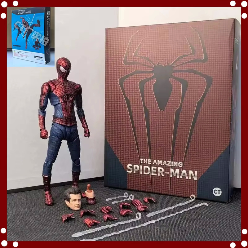 Ct The Amazing Spider-Man SHFiguarts Andrew Garfield Spiderman Shf อะนิเมะ Action Figures รูปปั้นหุ่นของขวัญของเล่น