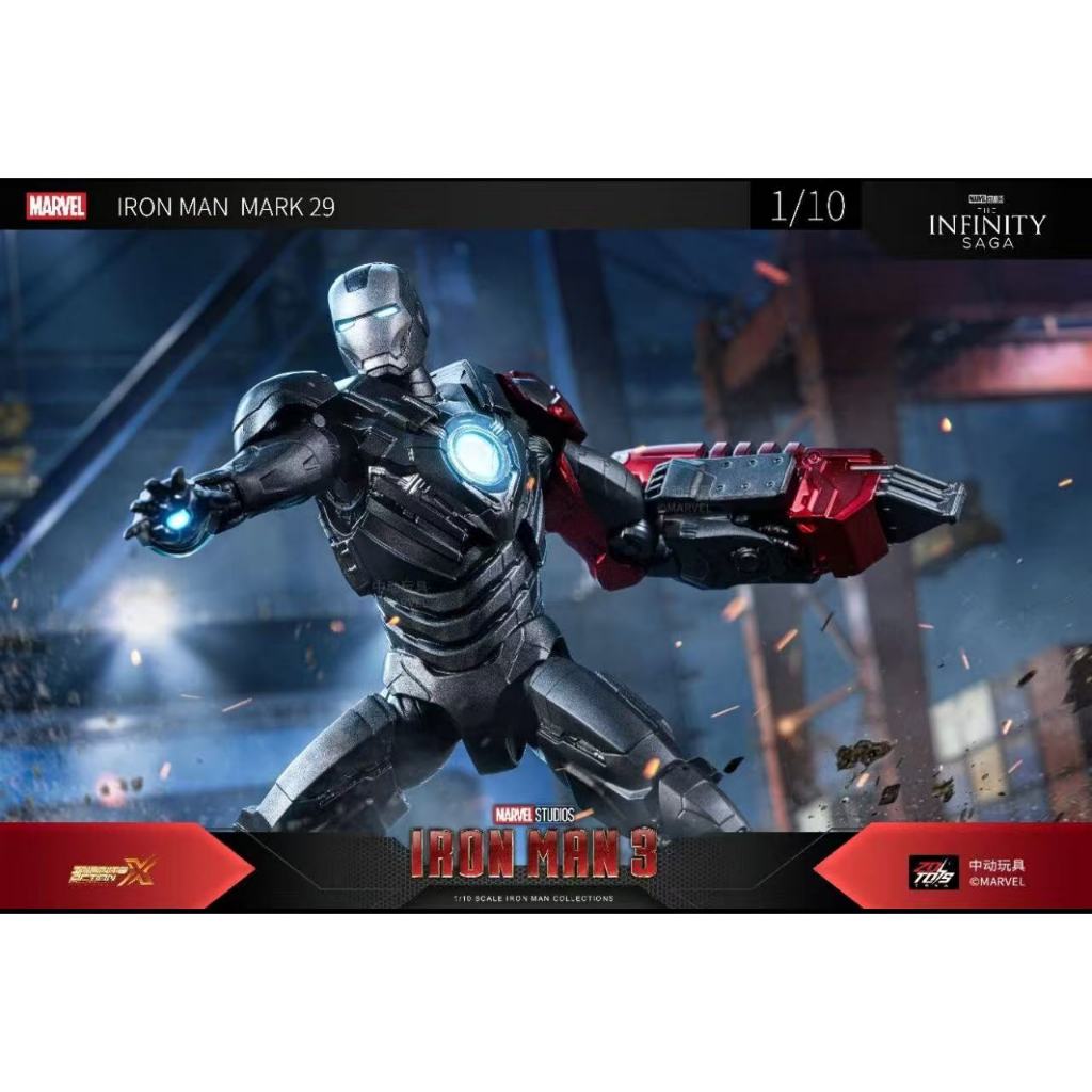 ▲KKangT▲ Genuine ZD TOYS- Marvel IRON MAN MARK 29 7-inch 1：10  movable doll toy