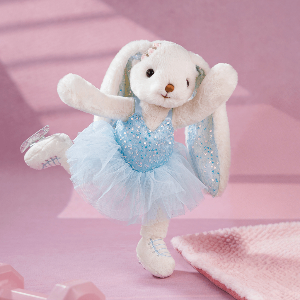 Gabriel Margaret Ice Ballet Bunny Plush 30CM Cute Skating Rabbit Doll Gift for Girls & Kids