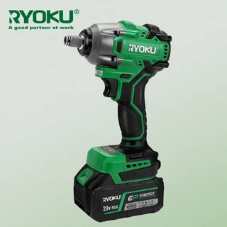 RYOKU ไร้สาย 500NM ประแจไร้แปรงถ่านและเครื่องมือไฟฟ้าเครื่องบดมุม