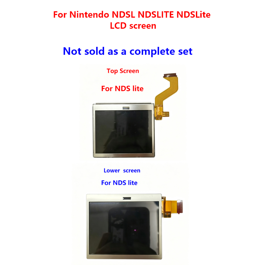 หน้าจอ LCD ทดแทนสําหรับหน้าจอ LCD Nintendo NDSL NDSLITE NDSLite