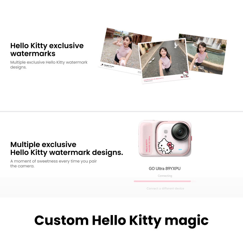 Insta360 GO 3S Ultra Hello Kitty Edition กล้อง Vlogging 4K thumbnail 4