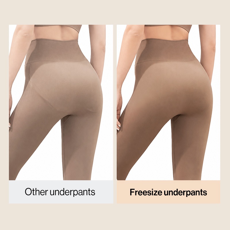 ubras【Freesize underpants】 กางเกงในฟรีไซส์ 3 ชิ้น ไร้รอย ไร้ตะเข็บ ระบายอากาศ เป้าผ้าฝ้าย 100% ใส่สบาย ไม่มีรอยเสื้อผ้า — صورة 4