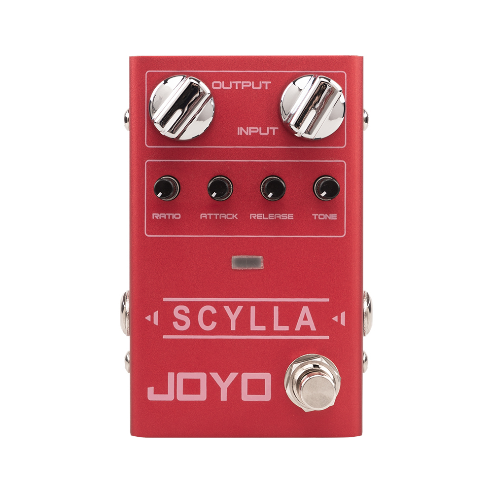 JOYO R-27 SCYLLA Bass Compression Effect Pedal เสียงต่ํา High Dynamic Control Range Studio-grade Ele