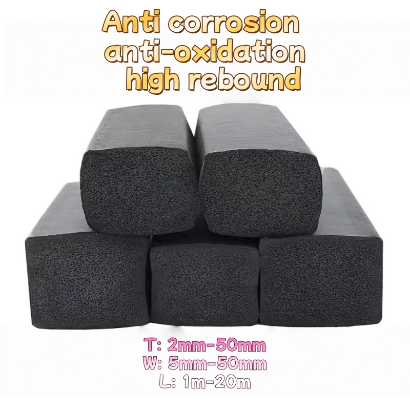 แถบปิดผนึกโฟม EPDM EPDM | บัฟเฟอร์ดูดซับแรงกระแทกป้องกันการชนกันแถบฟองน้ํากันน้ํา