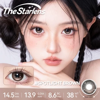 Starlens คอนแทคเลนส์ 1 คู่ Highlight Fixed axis คอนแทคเลนส์ DIA14.5 มม. เลนส์ใหญ่ Half-year Disposable All-Day Stability