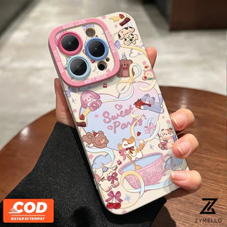 สําหรับOPPO Reno 16F Reno15 F Reno14F Reno14 Pro Reno 13F Reno12 F Reno 11F Reno10 Reno8Z Reno7Z Reno8T Reno5 Reno4 Reno6zน่ารักการ์ตูนสัตว์เชือกแขวนAnti drop TPUโทรศัพท์Ca