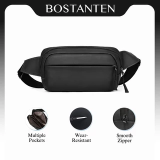 BOSTANTEN Nomad กระเป๋าคาดเอวผู้ชาย กันน้ำ ดีไซน์มินิมอล เรียบหรู ใช้ประจำวัน