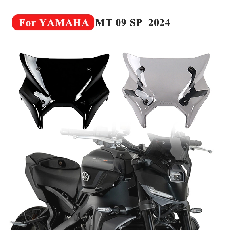 ชิวหน้า บังลม กระจกหน้ารถ กระจกกันลม สําหรับ Yamaha MT09 MT 09 SP 2024