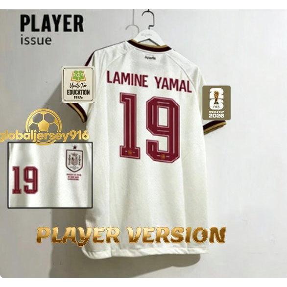 ฉบับที่ผู้เล่น :SpainTeam away 26/27 ซีซั่น Player ฉบับที่เสื้อ S-2XL