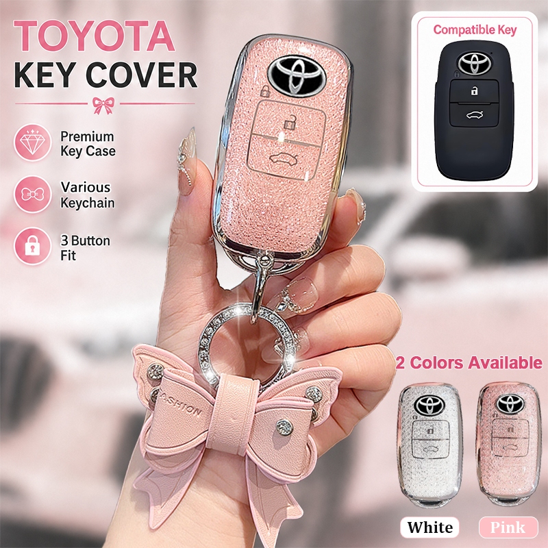 เคสกุญแจรถโตโยต้าสําหรับ Yaris Ativ Yaris Cross Yaris Ativ GR Sport Ativ Premium HEV Yaris Cross หรู